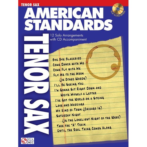 AMERICAN STANDARDS Book/CD TENOR SAX