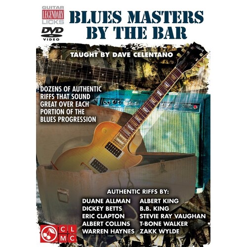 Blues Masters By The Bar Legendary Licks DVD (DVD Only)