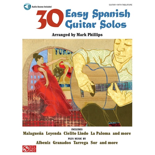 30 Easy Spanish Guitar Solos Book/Online Audio (Softcover Book/Online Audio)