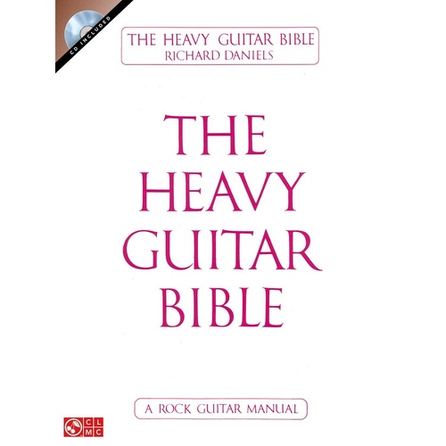 Heavy Guitar Bible Rock Guitar Manual Book/CD 