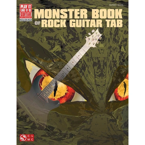 Monster Book of Rock Guitar Tab - 816 Pages, Note-for-Note Transcriptions, Includes Over 90 Hits, Cherry Lane Music, Guitar Format