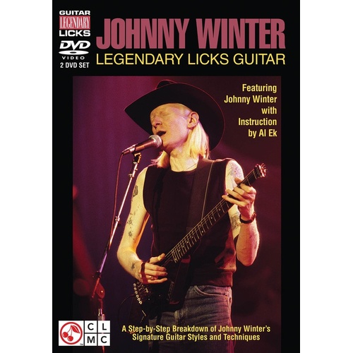 Johnny Winter Legendary Licks Guitar DVD (2-DVD Set)