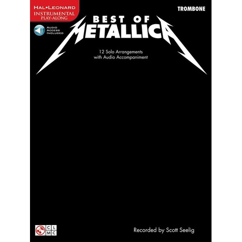 Best of Metallica for Trombone Instrumental Play-Along Book