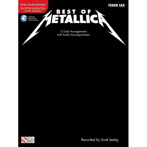 Best of Metallica for Tenor Sax BK/CD