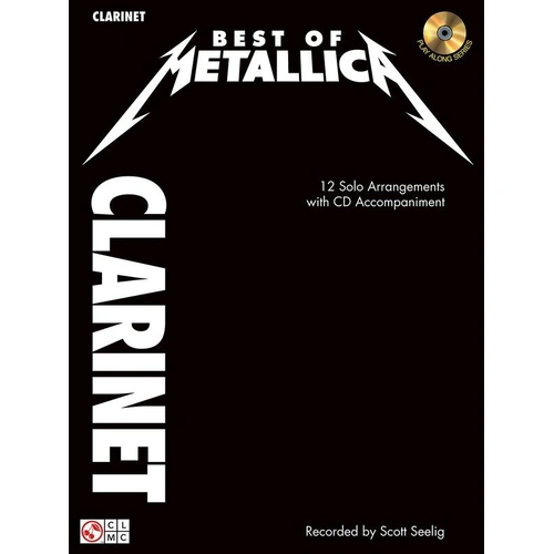 Best Of Metallica Clarinet Book/CD 