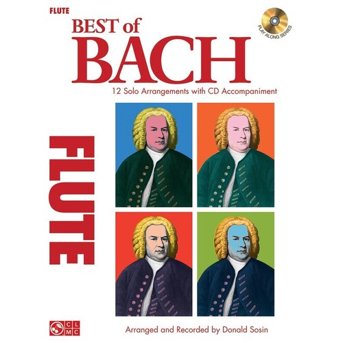 Best Of Bach For Flute Book/CD (Softcover Book/CD)