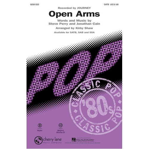 Open Arms SATB (Octavo)