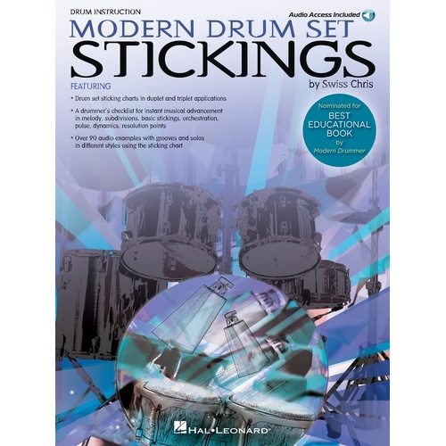 Modern Drum Set Stickings Book/CD (Softcover Book/CD)