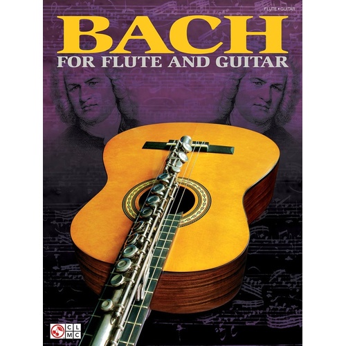 Bach For Flute And Guitar W/TAB (Softcover Book)