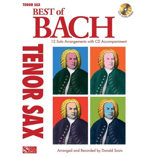 Best of Bach for Tenor Sax Book/CD