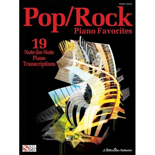 Pop Rock Piano Favorites Songbook by Cherry Lane Music - 19 Note-for-Note Transcriptions, 140 Pages
