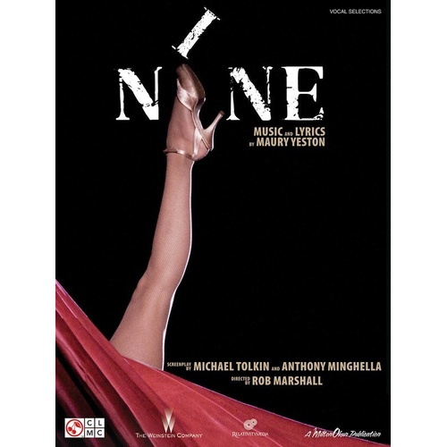 Nine Movie Vocal Selections PVG - Piano, Vocal & Guitar Songbook