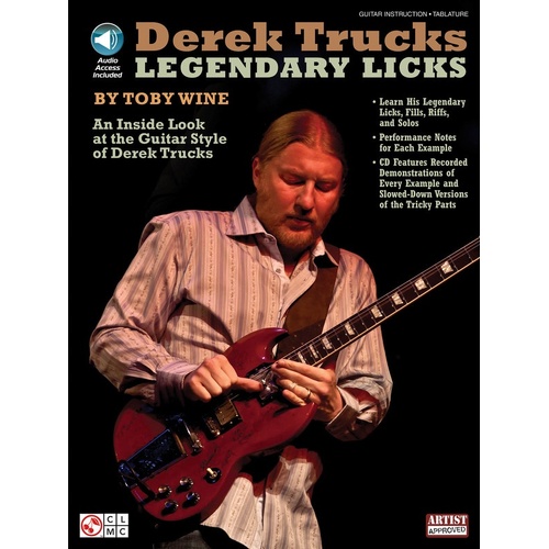 Derek Trucks Legendary Licks Book/CD (Softcover Book/CD)