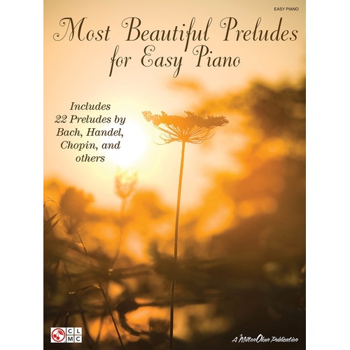 Most Beautiful Preludes For Easy Piano (Softcover Book)