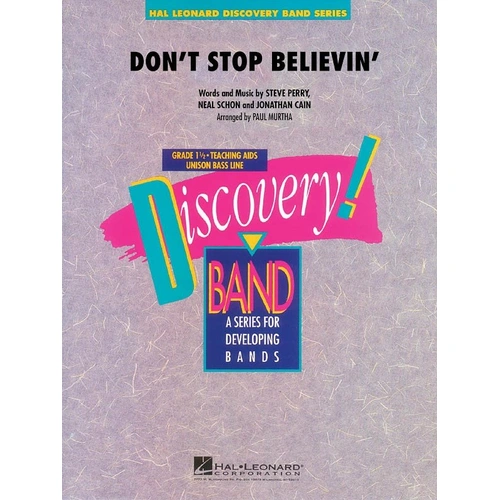 Don't Stop Believin CB1.5 SC/PTS for Band - Discovery Concert Band Series