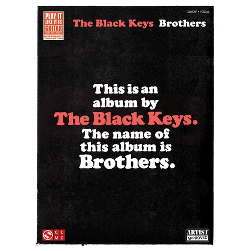 Brothers Guitar TAB Pili (Softcover Book)