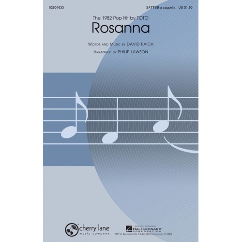 Rosanna SaTTBB (Octavo)