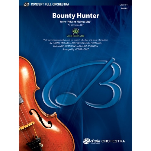 Bounty Hunter Theme Full Orchestra Sheet Music Grade 4