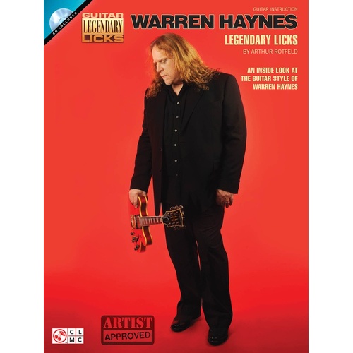 Warren Haynes Legendary Licks Book/CD (Softcover Book/CD)