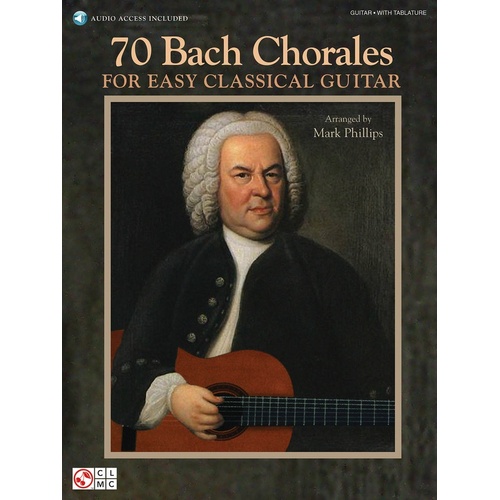 70 Bach Chorales For Easy Classical Guitar Book/CD (Softcover Book/CD)