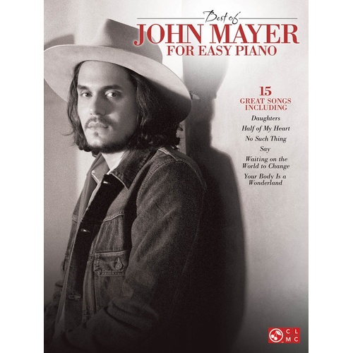 Best Of John Mayer For Easy Piano (Softcover Book)