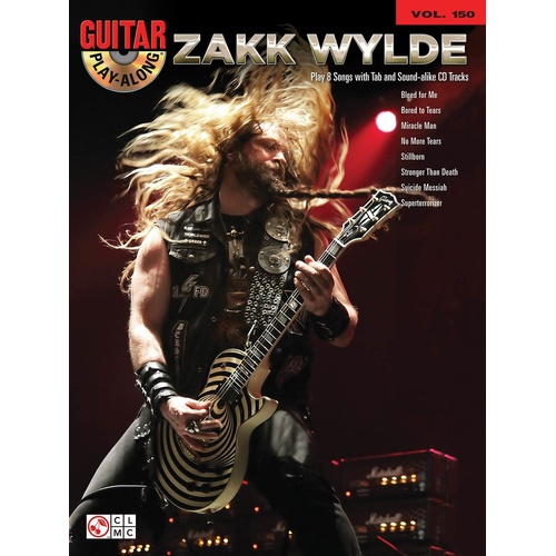 Zakk Wylde Guitar Play Along Book/CD V150 (Softcover Book/CD)