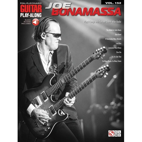 Joe Bonamassa Guitar Play-Along V152 BK/OLA Songbook