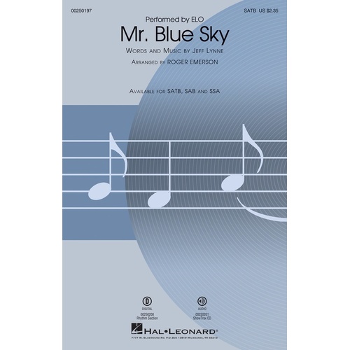 Mr Blue Sky ShowTrax CD (CD Only)