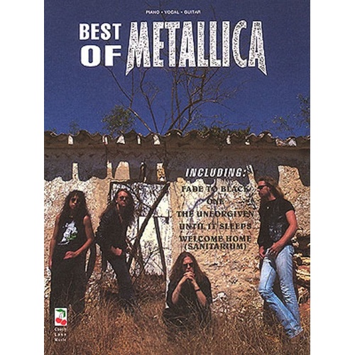 Best of Metallica Piano Vocal Guitar Songbook by Cherry Lane Music, 88 Pages