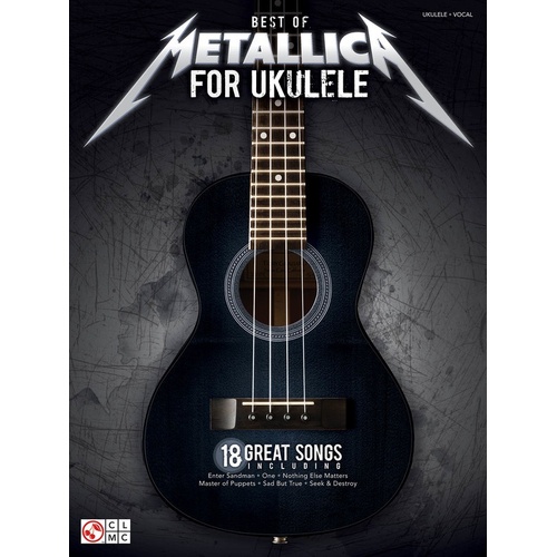 Best Of Metallica For Ukulele (Softcover Book)