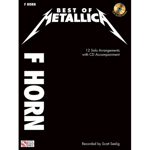 Best Of Metallica For French Horn Book/CD 