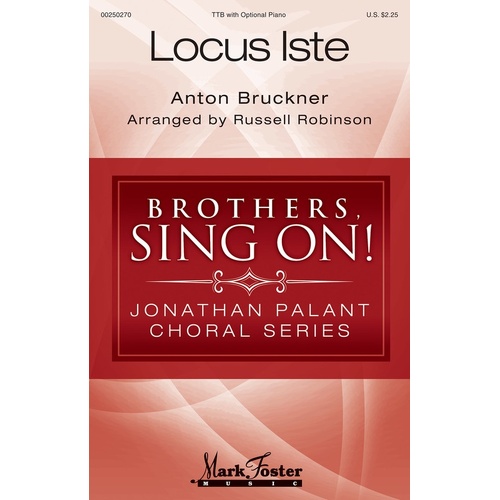 Locus Iste TTB Opt A Cappella (Octavo)