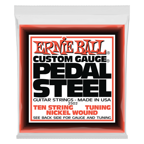 Ernie Ball Pedal Steel 10-String E9 Tuning Nickel Wound Electric Guitar Strings 13-38 Gauge