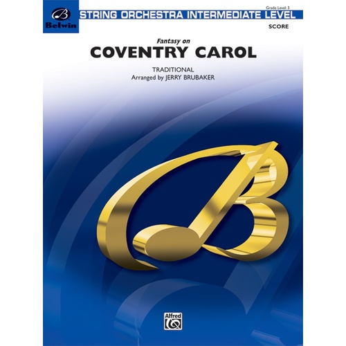 Fantasy On A Coventry Carol String Orchestra Gr 3