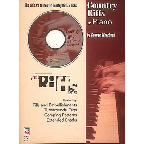 Great Country Riffs For Piano CD Pkg 