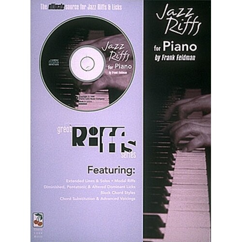 Jazz Riffs For Piano CD Pkg 