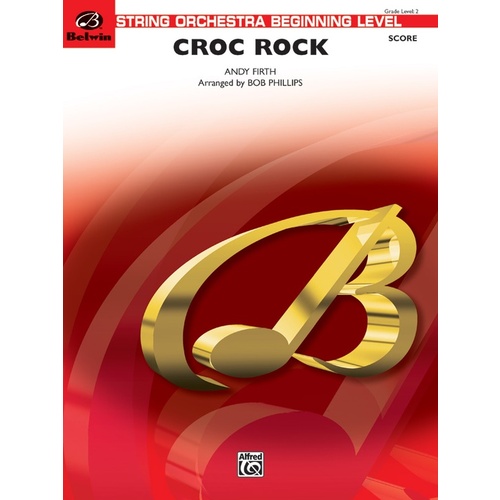 Croc Rock String Orchestra Gr 2 Conductor Score