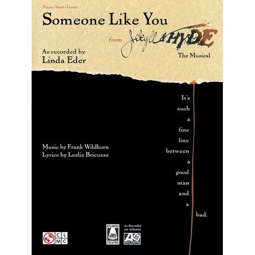 Someone Like You From Jekyll And Hyde (Single Music Sheet) (Sheet Music)