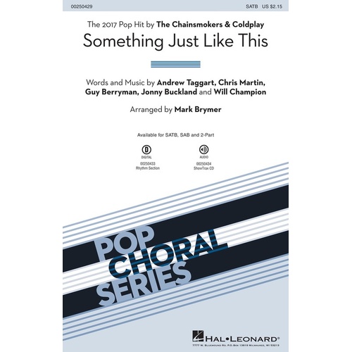 Something Just Like This SATB (Octavo)