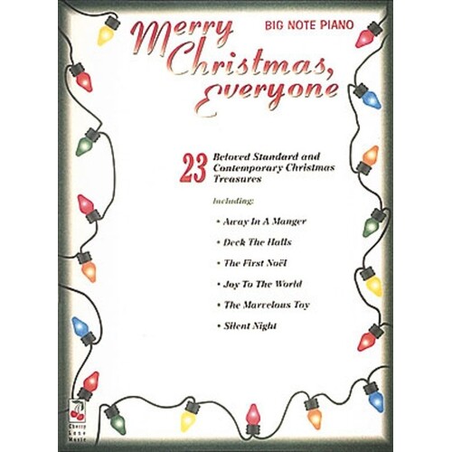 Merry Christmas Everyone Big Note Piano 