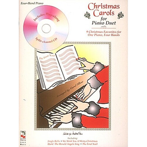 Christmas Carols For Piano Duet Book/CD (Softcover Book/CD)