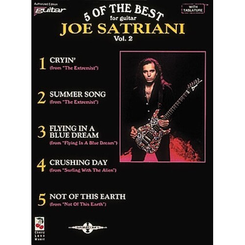 Satriani Five Of The Best Guitar Book 2 