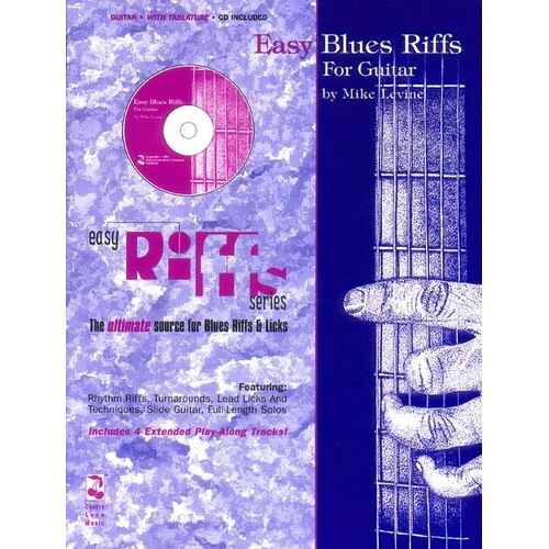 Easy Blues Riffs For Guitar Book/CD 