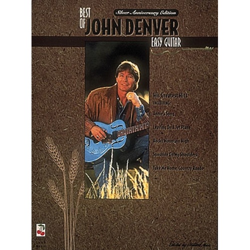 Best Of John Denver Silver Anniversary Ez Guitar (Softcover Book)