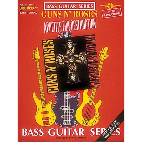 Appetite For Destruction Bass TAB (Softcover Book)