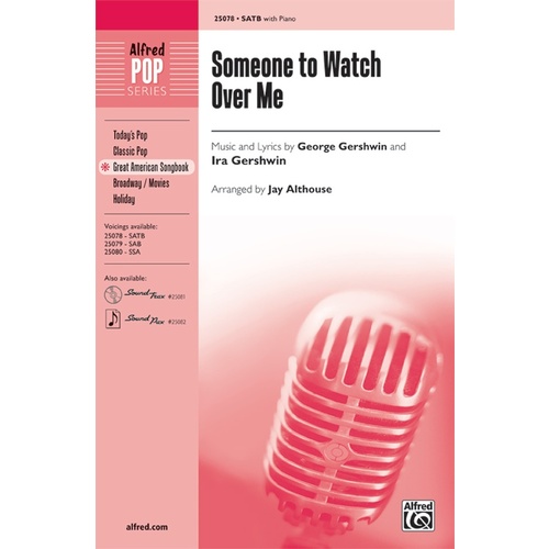 Someone To Watch Over Me SATB/Piano Arr Althouse