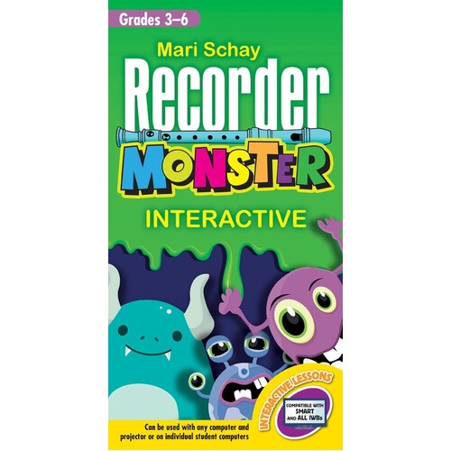 Recorder Monster Interactive Software CD-Rom (Softcover Book/CD-Rom)