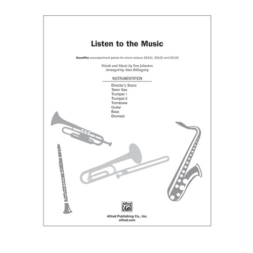 Listen To The Music Soundpax Arr Billingsley