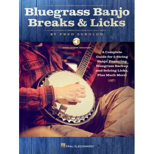 Bluegrass Banjo Breaks & Licks Book with Audio Access
