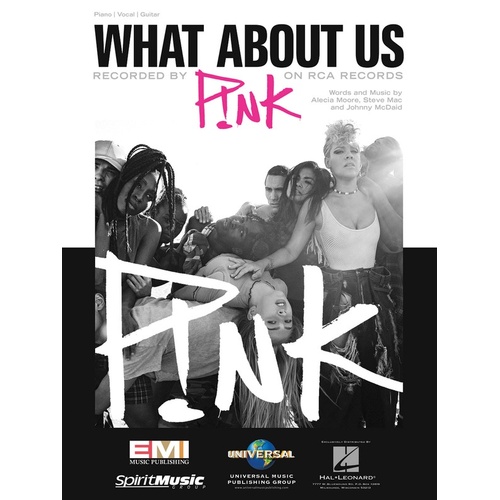 Pink - What About Us PVG S/S (Sheet Music)